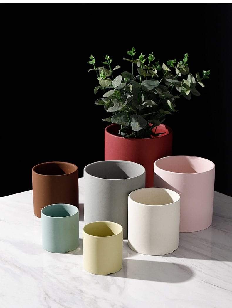 colourful Ceramic Flower Pots