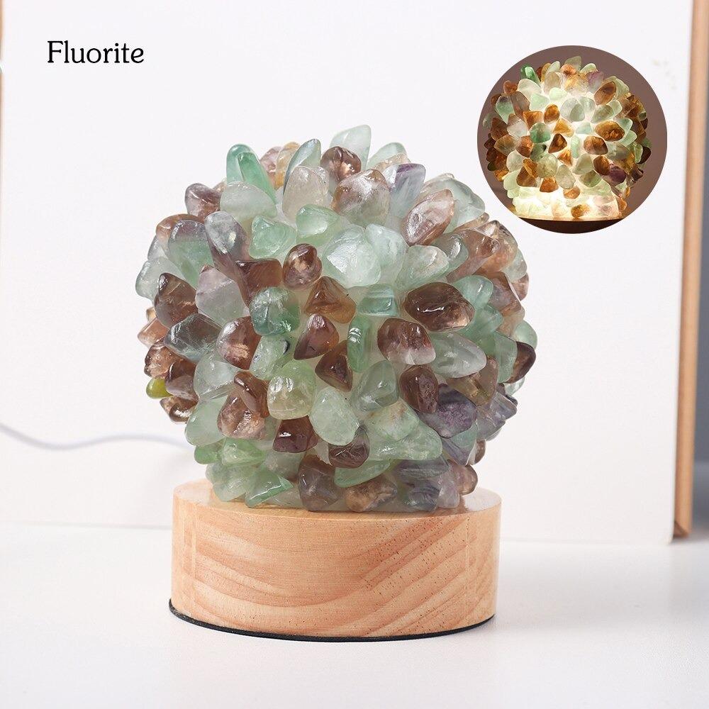 Aventurine Quartz Crystal Lamp