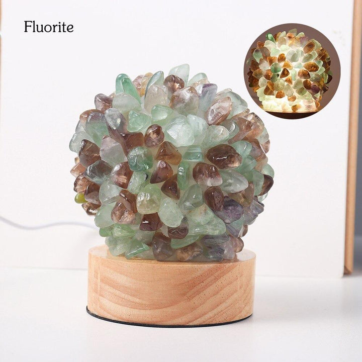 Aventurine Quartz Crystal Lamp