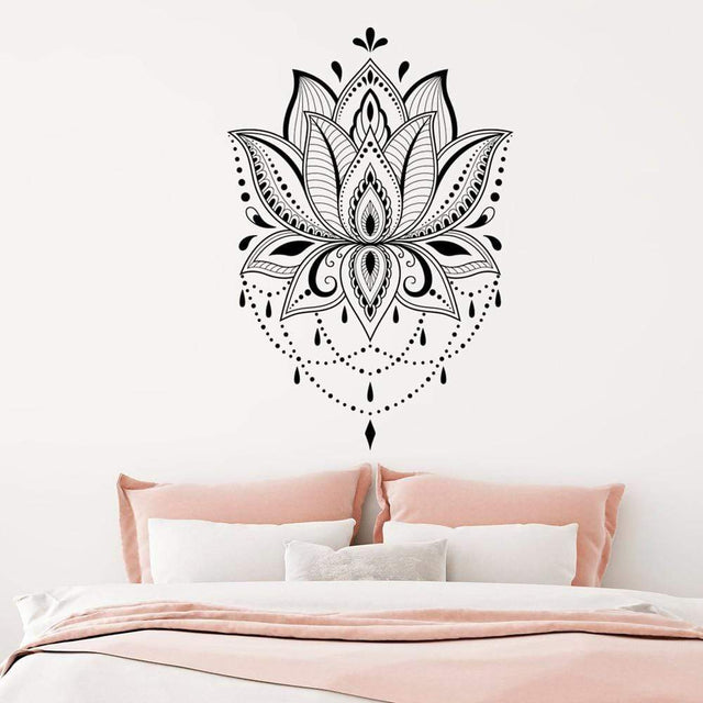Lotus Mandala Wall Sticker
