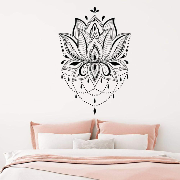 Lotus Mandala Wall Sticker
