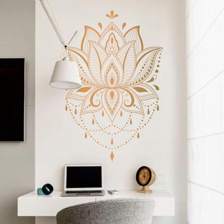 Lotus Mandala Wall Sticker