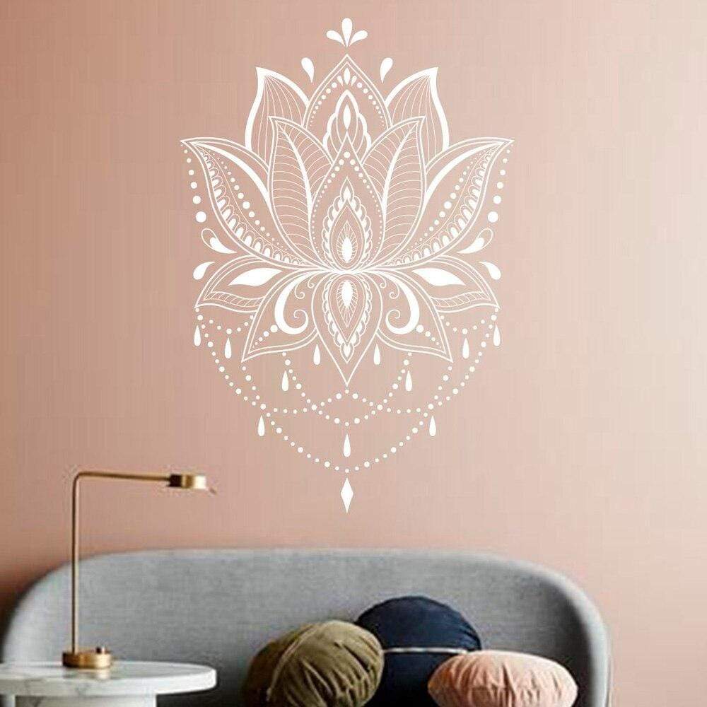 Lotus Mandala Wall Sticker