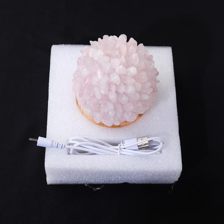 Aventurine Quartz Crystal Lamp