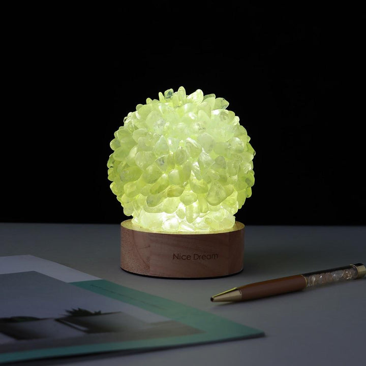 Aventurine Quartz Crystal Lamp