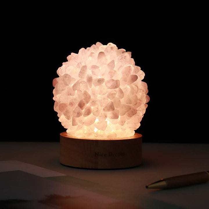 Aventurine Quartz Crystal Lamp