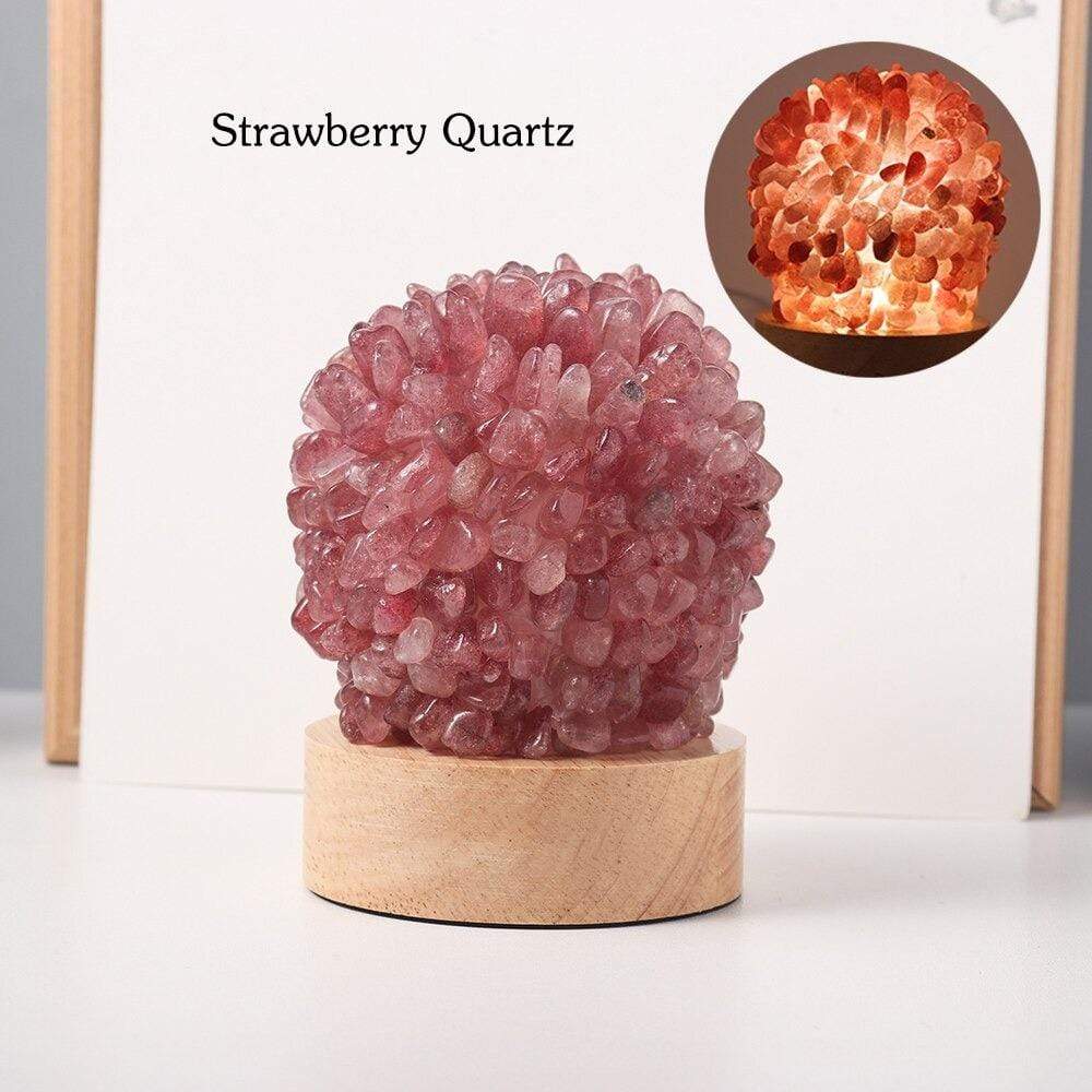 Aventurine Quartz Crystal Lamp