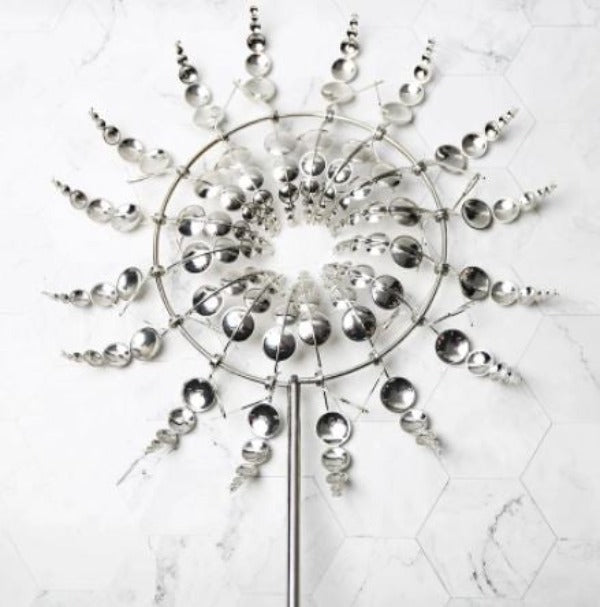 Unique and magical metal windmill
