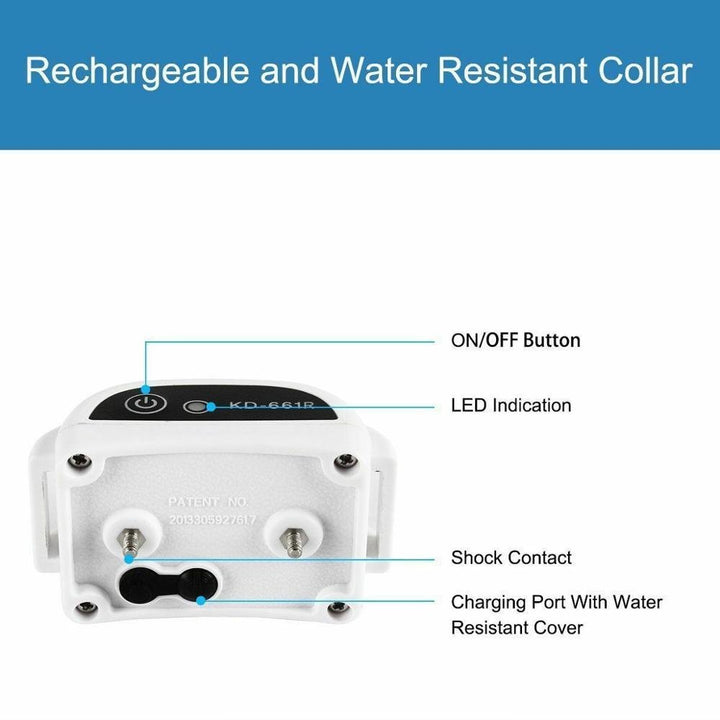 Wireless Dog Fence Collar System | Waterproof, Rechargeable &amp; Ideal for Home Training and Outdoor Adventures