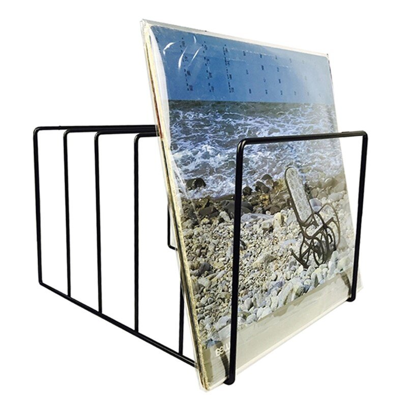 Wrought Iron Book and Vinyl Stand
