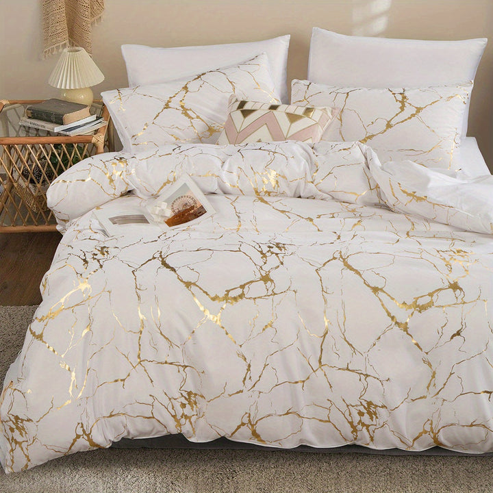 Luxury Silk Soft Duvet Cover Set – Elegant &amp; Comfortable